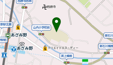 レスプサッカースクール あざみ野校の地図画像