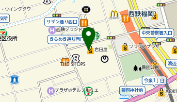 SHIRO(シロ) 岩田屋店の地図画像