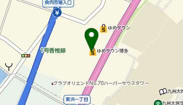 タツウラ ゆめタウン博多店の地図画像