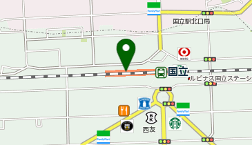 ザ・ガーデン自由が丘 west(ウエスト)148 nonowa国立店の地図画像