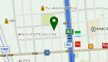 萩原株式会社 名古屋展示場の地図画像