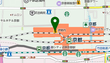 リストブティック ルイ 京都伊勢丹店の地図画像