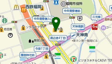 和光 大丸福岡天神店の地図画像