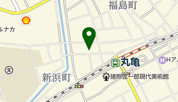 JR四国 丸亀駅みどりの窓口の地図画像