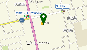 リサイクルショップ 西條 士別店の地図画像