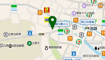 サ飯食堂の地図画像