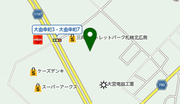 ローストビーフ YOSHIMI(ヨシミ) 三井アウトレットパーク札幌北広島店の地図画像