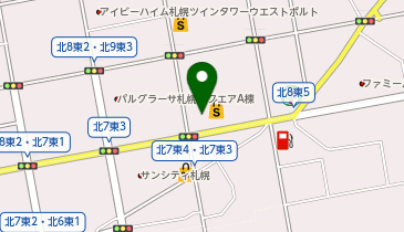 ラ・パン サツドラ北8条店の地図画像