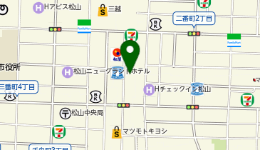 KASHIYAMA Bless(カシマヤ ブレス) 松山大街道店の地図画像