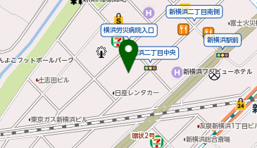 株式会社エーアイディー 新横浜オフィスの地図画像