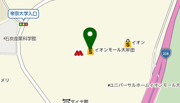 KURANOSUKE(クラノスケ) イオンモール大牟田店の地図画像