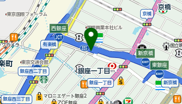 mixarea(ミクセリア) 銀座インズ3サロンの地図画像