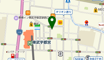 ネットジャパン 宇都宮支店の地図画像