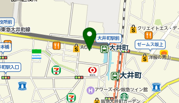 NAO-ART(ナオアート) 大井町店の地図画像