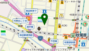 Jan-gle(ジャングル) 秋葉原3号店の地図画像