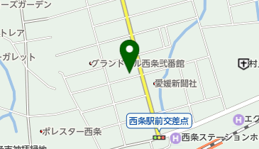 JR四国 伊予西条駅みどりの窓口の地図画像