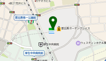 ヘアーサロン ヤマギシ 恵比寿ガーデンプレイス店の地図画像