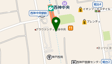 ガシャココ BRANCHE(ブランシェ) エキソアレ西神中央店の地図画像