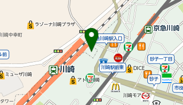 博多串焼きかかし屋の地図画像