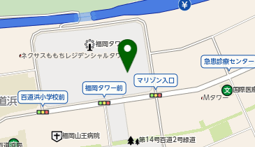 ポーたま ももち浜店の地図画像