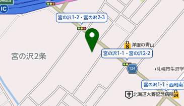 白い恋人パーク ショップ・ピカデリーの地図画像