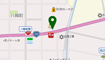 INDEED(インディード) 八剱店の地図画像