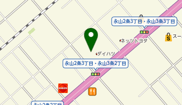 北北海道ダイハツ販売株式会社 本社の地図画像