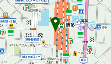 Viviene Westwood(ヴィヴィアン ウエストウッド) 博多 阪急の地図画像
