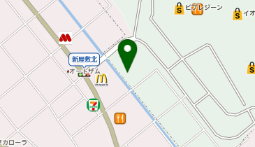 楽一福岡免税店の地図画像