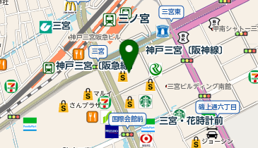 たねや 神戸阪急店の地図画像