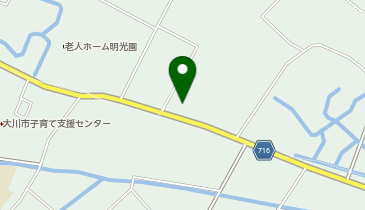 広松ファクトリーショップ 大川本店の地図画像