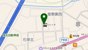 タイヤハウスマシコ 新白河店の地図画像