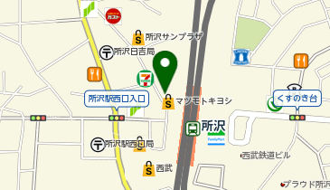 キノシタ楽器 所沢センターの地図画像