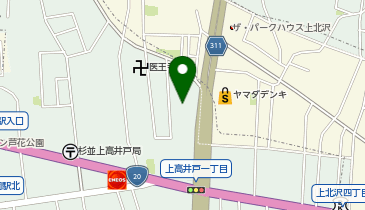 ホームステーションらいふ高井戸の地図画像