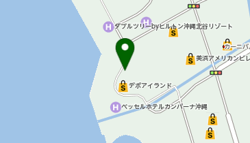 新垣瓦工場 美浜アメリカンビレッジ店の地図画像