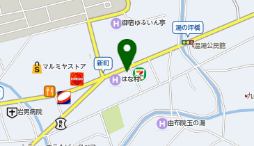由布院煉瓦工場 湯の坪街道店の地図画像