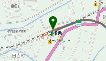 JR四国 後免駅みどりの窓口の地図画像