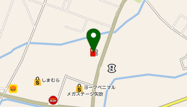 酒スーパー 矢吹中央店の地図画像