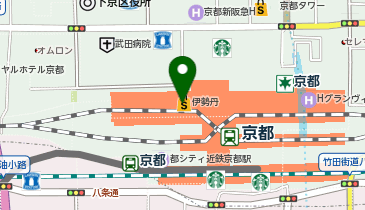 TOD'S(トッズ) ジェイアール京都伊勢丹の地図画像
