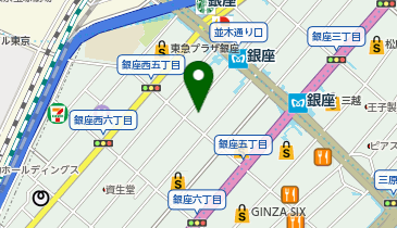 TOD'S(トッズ) 銀座の地図画像