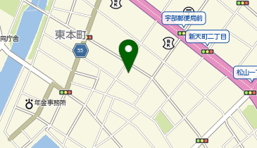 カラービューティーラボ 宇部店の地図画像