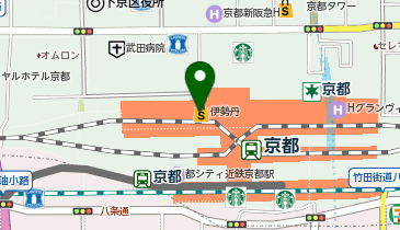 SABON(サボン) ジェイアール京都伊勢丹店の地図画像