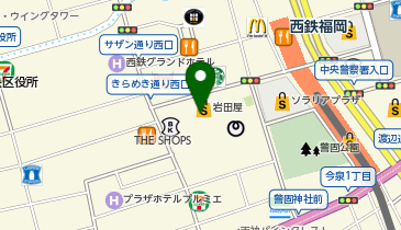 SABON(サボン) 岩田屋本店の地図画像