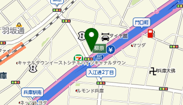 ジャックプレミアム神戸の地図画像