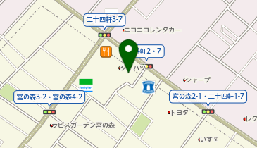 佐藤水産 宮の森店の地図画像