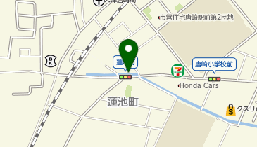 コインランドリーマツダ 唐崎店の地図画像