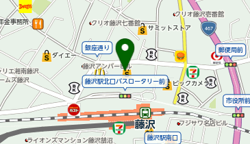 十勝あんこのサザエ 藤沢さいか屋店の地図画像