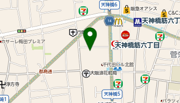 大阪明太子ラボの地図画像