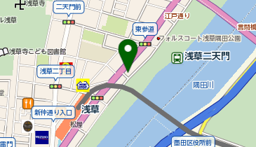 花筏和服写真館の地図画像