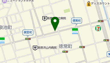 海鮮丼専門店 えびとまぐろの地図画像